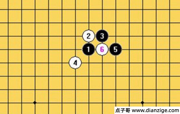 五子棋开局6步必胜下法图片