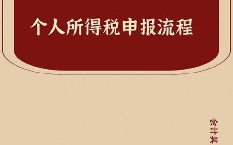 个人所得税申报操作流程（2023年最新）